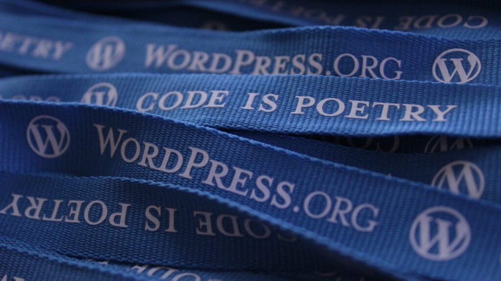 WordPressのストラップイメージ